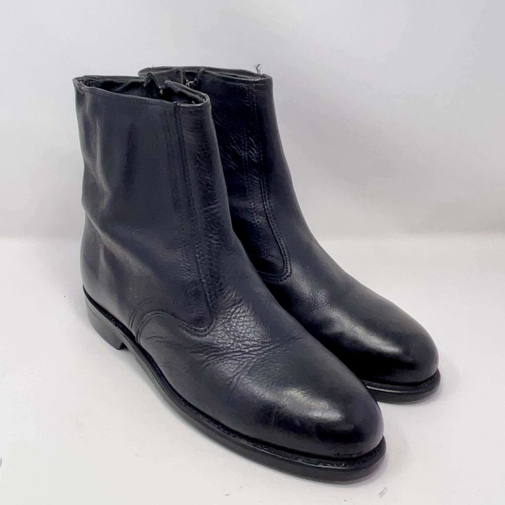 Iron Age Zierboot 719X Black Leather Steel Toe Work Boots Men's 10D Beatle Boots